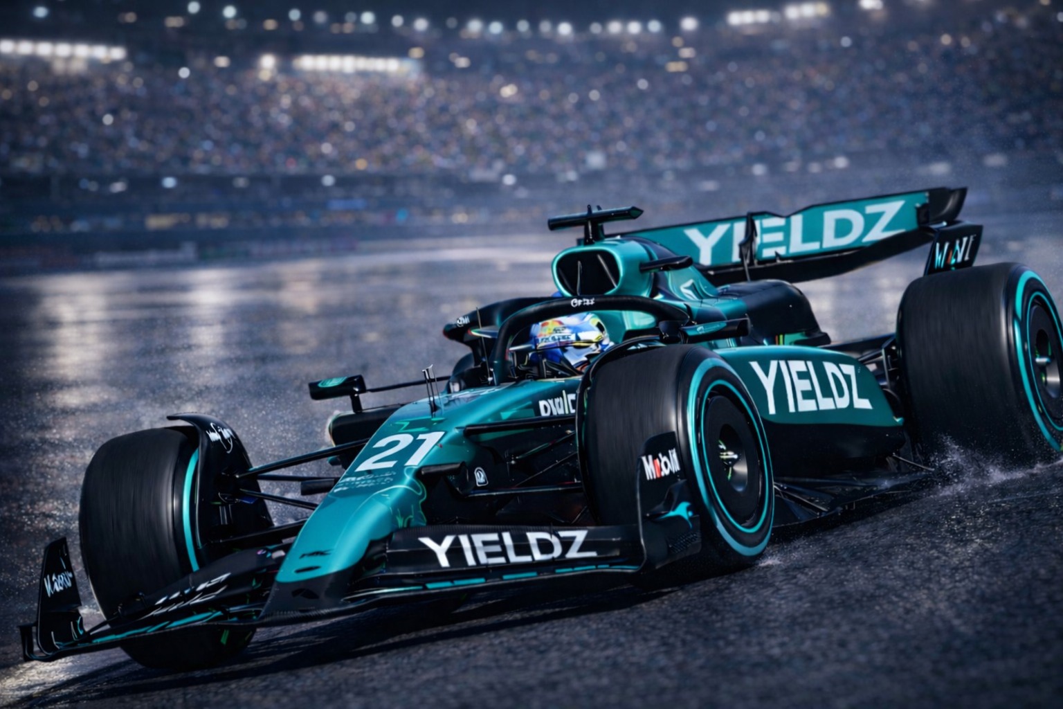 Formula 1 racing — representing Yieldz Life tokenized alternative investments